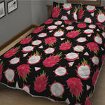 Pitaya Pattern Print Quilt Bed Set
