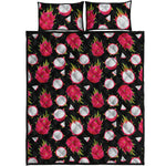 Pitaya Pattern Print Quilt Bed Set