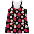 Pitaya Pattern Print Women's Racerback Tank Top