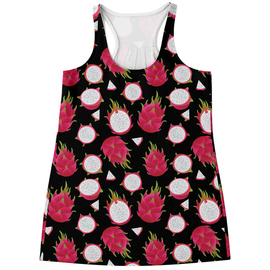 Pitaya Pattern Print Women's Racerback Tank Top