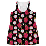 Pitaya Pattern Print Women's Racerback Tank Top