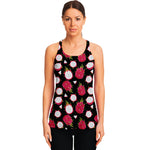 Pitaya Pattern Print Women's Racerback Tank Top