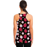 Pitaya Pattern Print Women's Racerback Tank Top