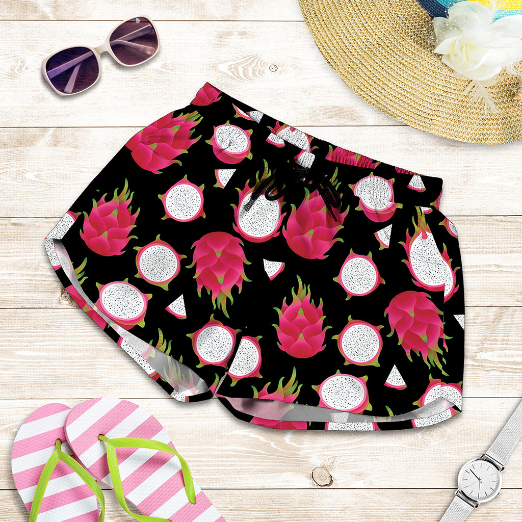 Pitaya Pattern Print Women's Shorts
