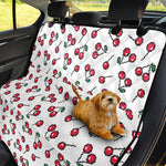 Pixel Cherry Pattern Print Pet Car Back Seat Cover