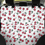 Pixel Cherry Pattern Print Pet Car Back Seat Cover