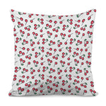 Pixel Cherry Pattern Print Pillow Cover