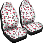 Pixel Cherry Pattern Print Universal Fit Car Seat Covers