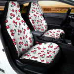 Pixel Cherry Pattern Print Universal Fit Car Seat Covers