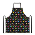 Pixel Christmas Lights Print Apron