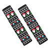 Pixel Christmas Santa Claus Print Car Seat Belt Covers