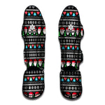Pixel Christmas Santa Claus Print Muay Thai Shin Guard