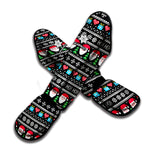 Pixel Christmas Santa Claus Print Muay Thai Shin Guard