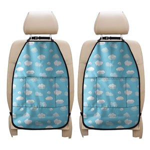 Pixel Cloud Pattern Print Car Seat Organizers