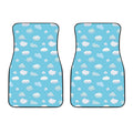 Pixel Cloud Pattern Print Front Car Floor Mats