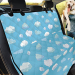 Pixel Cloud Pattern Print Pet Car Back Seat Cover