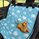 Pixel Cloud Pattern Print Pet Car Back Seat Cover