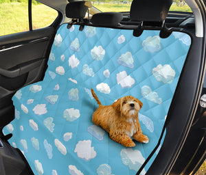 Pixel Cloud Pattern Print Pet Car Back Seat Cover