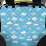 Pixel Cloud Pattern Print Pet Car Back Seat Cover