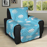 Pixel Cloud Pattern Print Recliner Protector