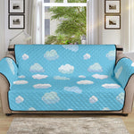 Pixel Cloud Pattern Print Sofa Protector