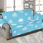 Pixel Cloud Pattern Print Sofa Protector