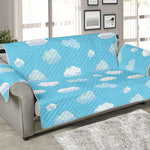 Pixel Cloud Pattern Print Sofa Protector