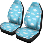 Pixel Cloud Pattern Print Universal Fit Car Seat Covers