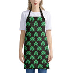 Pixel Clover St. Patrick's Day Print Apron
