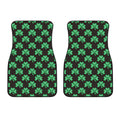 Pixel Clover St. Patrick's Day Print Front Car Floor Mats
