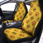 Pixel Emoji Pattern Print Universal Fit Car Seat Covers