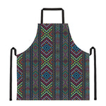 Pixel Ethnic Pattern Print Apron