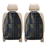 Pixel Ethnic Pattern Print Car Seat Organizers