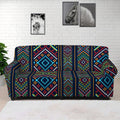 Pixel Ethnic Pattern Print Sofa Cover