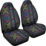 Pixel Ethnic Pattern Print Universal Fit Car Seat Covers