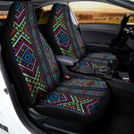 Pixel Ethnic Pattern Print Universal Fit Car Seat Covers