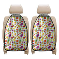 Pixel Fruits Pattern Print Car Seat Organizers