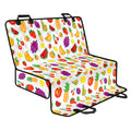 Pixel Fruits Pattern Print Pet Car Back Seat Cover
