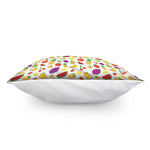 Pixel Fruits Pattern Print Pillow Cover