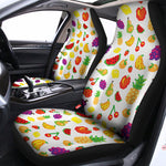 Pixel Fruits Pattern Print Universal Fit Car Seat Covers