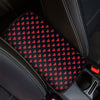 Pixel Heart Pattern Print Car Center Console Cover