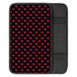 Pixel Heart Pattern Print Car Center Console Cover