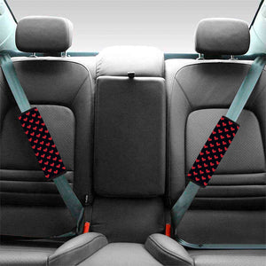 Pixel Heart Pattern Print Car Seat Belt Covers
