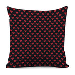 Pixel Heart Pattern Print Pillow Cover