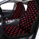 Pixel Heart Pattern Print Universal Fit Car Seat Covers