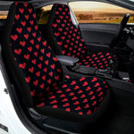 Pixel Heart Pattern Print Universal Fit Car Seat Covers