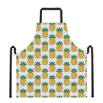 Pixel Pineapple Pattern Print Apron