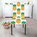 Pixel Pineapple Pattern Print Dining Chair Slipcover