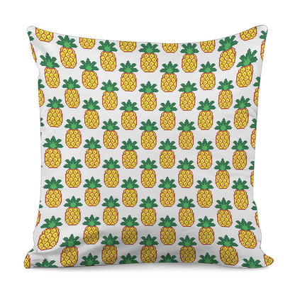 Pixel Pineapple Pattern Print Pillow Cover