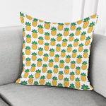 Pixel Pineapple Pattern Print Pillow Cover